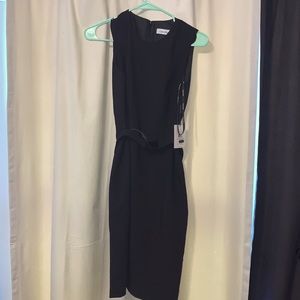 Black Calvin Klein midi dress